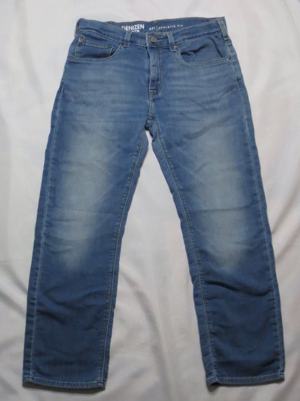 LEVI’S DENIZEN 231 girls JEANS blue ATHLETIC FIT adjustable waist SIZE 16
